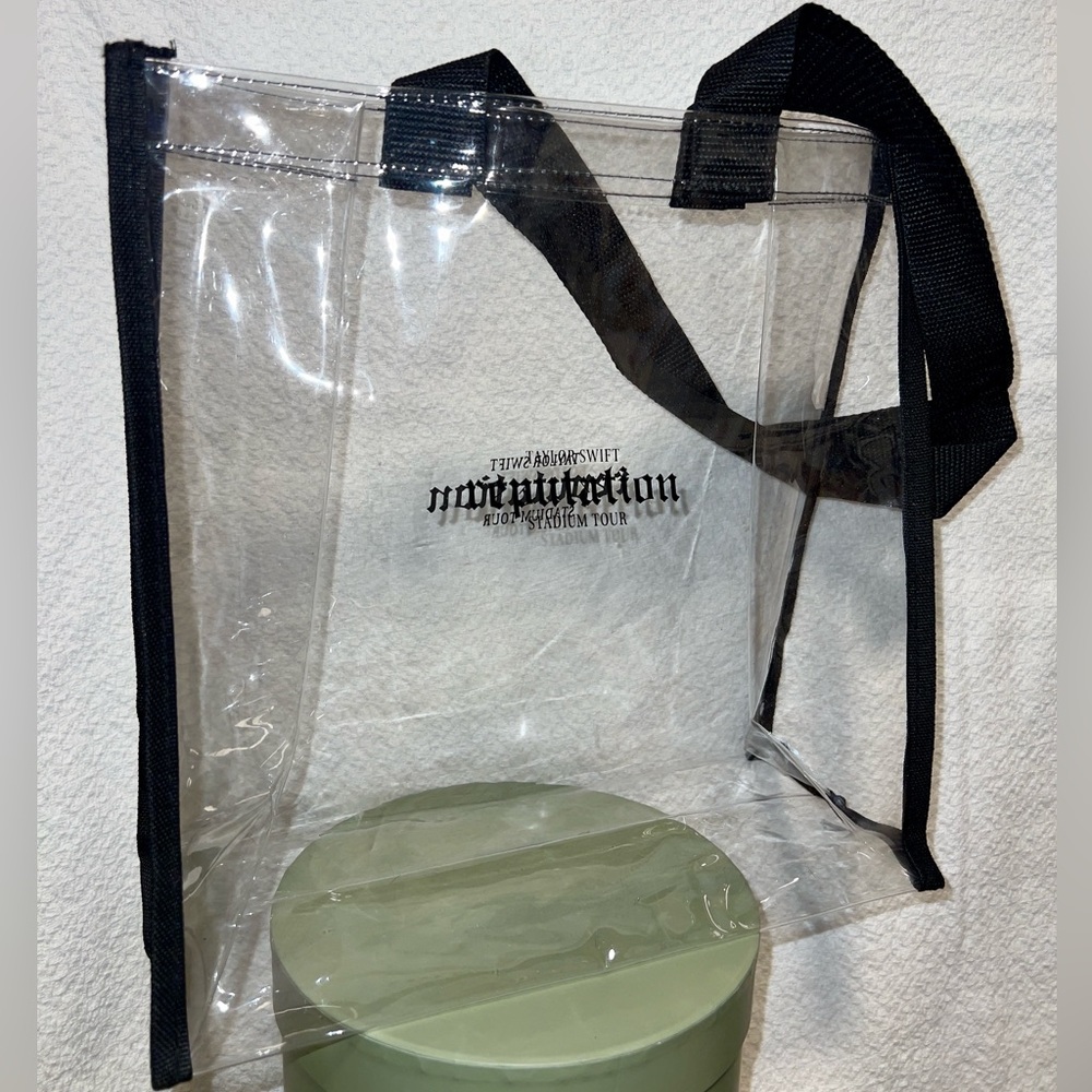 Taylor Swift Reputation Tour Clear Vinyl Tote Bag - Picture 5 of 7